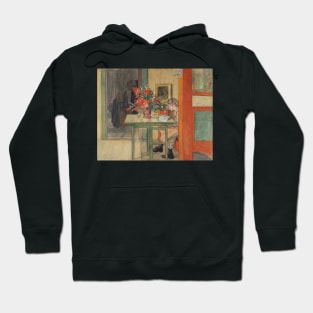 Lisbeth Reading by Carl Larsson. Hoodie